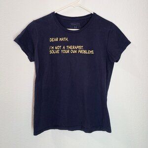 Teen's Funny Graphic Tee - Dear Math